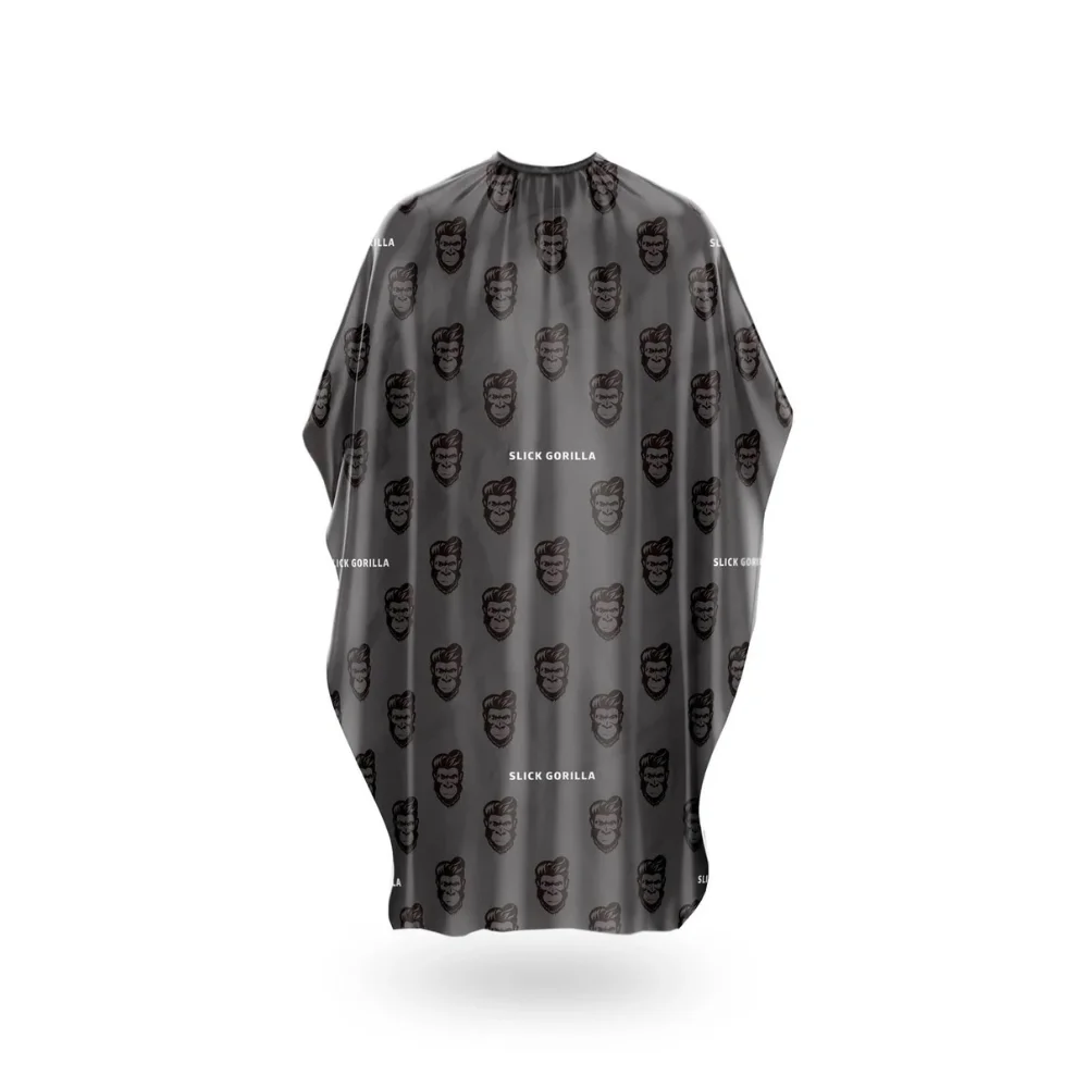 Slick Gorilla Barber-Umhang schwarz Barber Cape Black