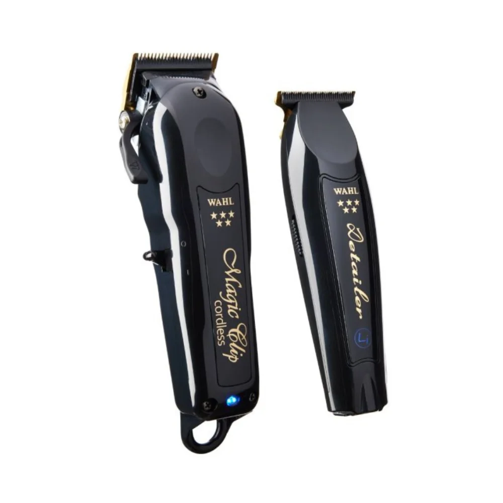 Wahl Cordess Barber Combo Black - Set aus Haarschneider und Konturen-Trimmer